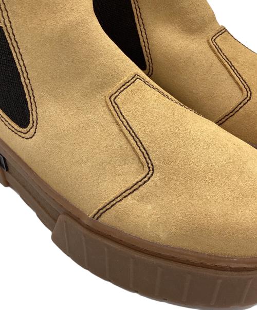 PUMA（プーマ）PUMA (プーマ) MAYZE CHELSEA SUEDE WNS /サイドゴアブーツ イエロー サイズ:25の古着・服飾アイテム