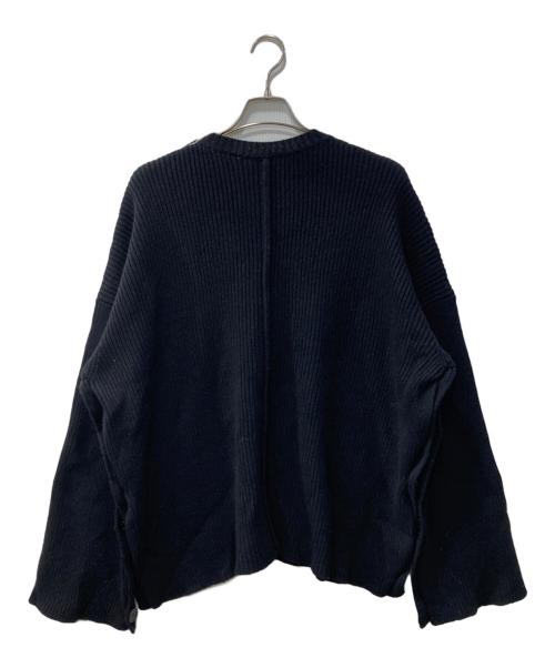 PETER DO（ピーター・ドゥ）PETER DO (ピーター・ドゥ) Crew Neck Cape Sweater in Sand/カシミア混セーター ブラック サイズ:Sの古着・服飾アイテム