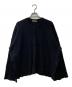 PETER DO（ピーター・ドゥ）の古着「Crew Neck Cape Sweater in Sand/カシミア混セーター」｜ブラック