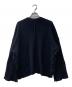 PETER DO (ピーター・ドゥ) Crew Neck Cape Sweater in Sand/カシミア混セーター ブラック サイズ:S：20000円