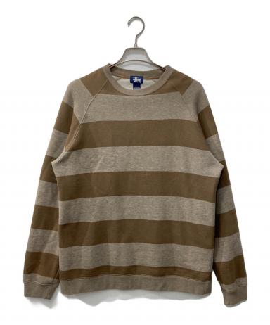 中古・古着通販】stussy (ステューシー) ボーダースウェット/紺タグ