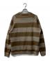 stussy (ステューシー) ボーダースウェット/紺タグ OLD STUSSY ブラウン サイズ:L：10000円