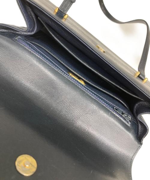 GUCCI（グッチ）GUCCI (グッチ) OLDGUCCIバッグ/ショルダーバッグ ネイビーの古着・服飾アイテム