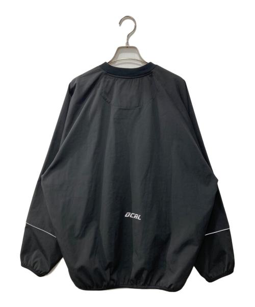 O-（オー）O- (オー) ナイロンスウェット/OCRL OFFICIAL PULLOVER ブラック サイズ:Lの古着・服飾アイテム