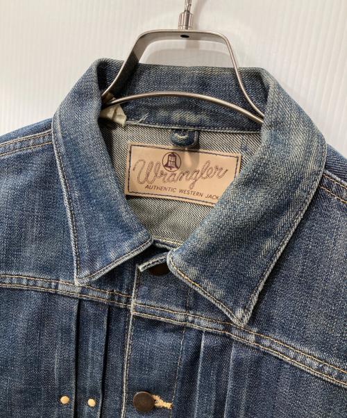Wrangler（ラングラー）Wrangler (ラングラー) 111MJ/復刻デニムジャケット インディゴ サイズ:印字消えの為不明の古着・服飾アイテム