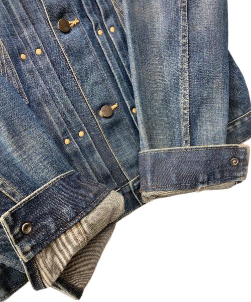 Wrangler（ラングラー）Wrangler (ラングラー) 111MJ/復刻デニムジャケット インディゴ サイズ:印字消えの為不明の古着・服飾アイテム