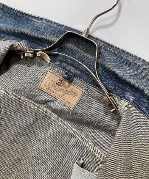 Wrangler（ラングラー）Wrangler (ラングラー) 111MJ/復刻デニムジャケット インディゴ サイズ:印字消えの為不明の古着・服飾アイテム