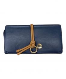 Chloe（クロエ）の古着「アルファベット長財布」｜ネイビー