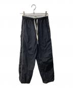 MAISON SPECIALメゾンスペシャル）の古着「Double Waist Side Button Pants/ダブルウエストサイドボタンパンツ」｜ブラック