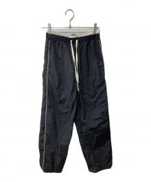 MAISON SPECIAL（メゾンスペシャル）の古着「Double Waist Side Button Pants/ダブルウエストサイドボタンパンツ」｜ブラック