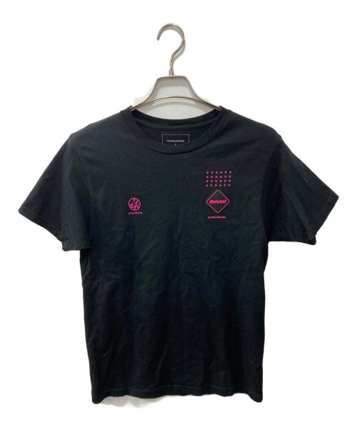 F.C.R.B.（エフシーレアルブリストル）F.C.R.B. (エフシーレアルブリストル) 24karats (トゥエンティーフォーカラッツ) 半袖カットソー ブラック サイズ:Sの古着・服飾アイテム
