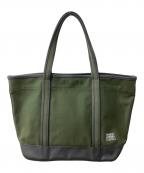 PORTER GIRLポーターガール）の古着「BOYFRIEND TOTE/トートバッグ」｜カーキ