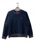 SUPREMEシュプリーム）の古着「フリーススウェット/Polartec Small Box Crewneck」｜ネイビー