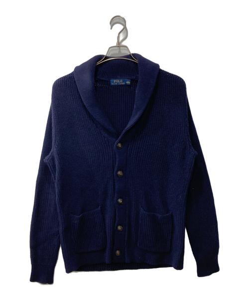 POLO RALPH LAUREN（ポロ・ラルフローレン）POLO RALPH LAUREN (ポロ・ラルフローレン) ショールカラーカーディガン ネイビー サイズ:Sの古着・服飾アイテム