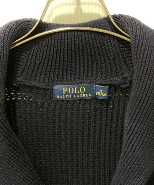 POLO RALPH LAUREN（ポロ・ラルフローレン）POLO RALPH LAUREN (ポロ・ラルフローレン) ショールカラーカーディガン ネイビー サイズ:Sの古着・服飾アイテム