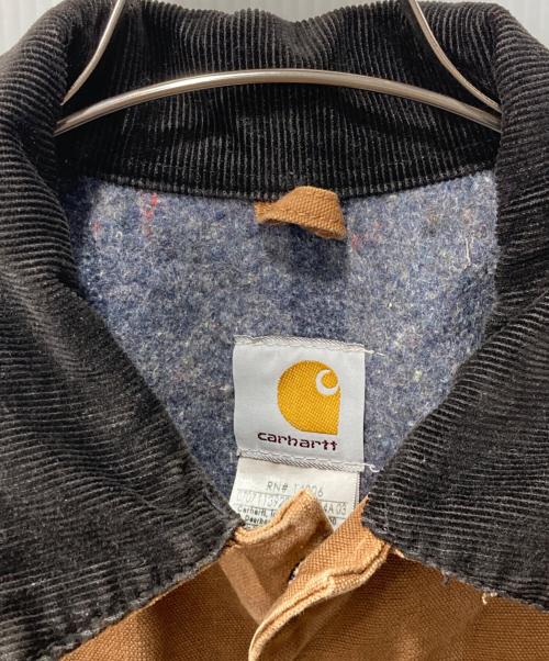 CarHartt（カーハート）CarHartt (カーハート) USA製/裏ブランケットミシガンチョアコート/カバーオール/ダックジャケット ブラウン サイズ:38Lの古着・服飾アイテム