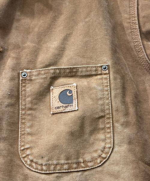CarHartt（カーハート）CarHartt (カーハート) USA製/裏ブランケットミシガンチョアコート/カバーオール/ダックジャケット ブラウン サイズ:38Lの古着・服飾アイテム