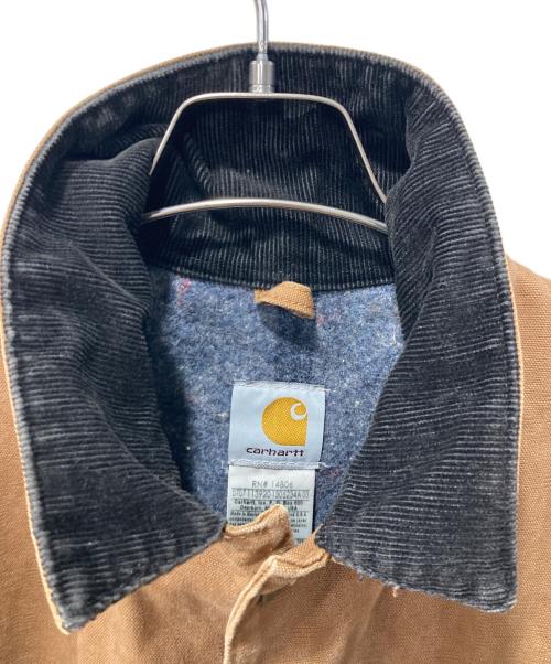 CarHartt（カーハート）CarHartt (カーハート) USA製/裏ブランケットミシガンチョアコート/カバーオール/ダックジャケット ブラウン サイズ:38Lの古着・服飾アイテム