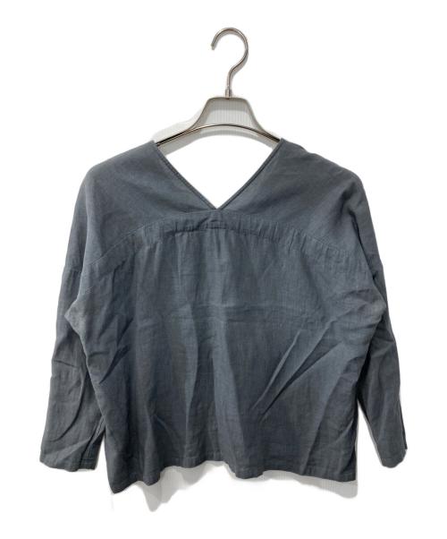 LINEN（リネン）LINEN (リネン) リネンブラウス グレー サイズ:なしの古着・服飾アイテム