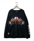 GALFYガルフィー）の古着「ロングスリーブカットソー」｜ブラック