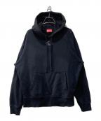 DIESELディーゼル）の古着「S-MACS-HOOD-OD/パーカー」｜ブラック
