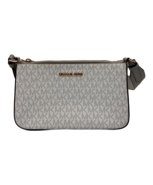 MICHAEL KORS（マイケル・コース）MICHAEL KORS (マイケル・コース) ショルダーバッグ ホワイトの古着・服飾アイテム