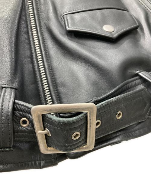 666（666）666 (666) LJM-7 ワンスター ライダースジャケット ブラック サイズ:36の古着・服飾アイテム