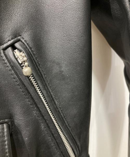 666（666）666 (666) LJM-7 ワンスター ライダースジャケット ブラック サイズ:36の古着・服飾アイテム