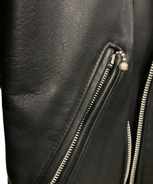666（666）666 (666) LJM-7 ワンスター ライダースジャケット ブラック サイズ:36の古着・服飾アイテム