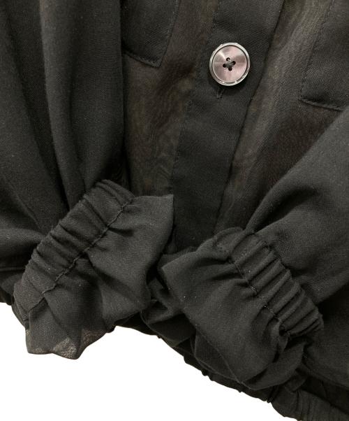 PLST（プラステ）PLST (プラステ) シアージャケット ブラック サイズ:Sの古着・服飾アイテム