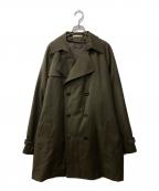 PAUL SMITHポールスミス）の古着「ライナー付きショートトレンチコート」｜オリーブ
