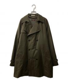 PAUL SMITH（ポールスミス）の古着「ライナー付きショートトレンチコート」｜オリーブ