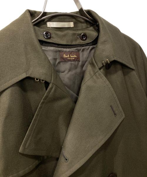 PAUL SMITH（ポールスミス）Paul Smith (ポールスミス) ライナー付きショートトレンチコート オリーブ サイズ:XLの古着・服飾アイテム