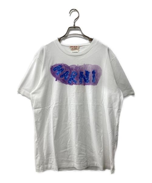 MARNI（マルニ）MARNI (マルニ) プリントTシャツ ホワイト サイズ:52の古着・服飾アイテム