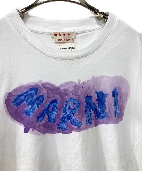 MARNI（マルニ）MARNI (マルニ) プリントTシャツ ホワイト サイズ:52の古着・服飾アイテム