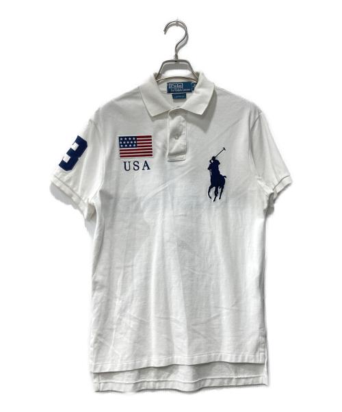 POLO RALPH LAUREN（ポロ・ラルフローレン）POLO RALPH LAUREN (ポロ・ラルフローレン) 90s/ポロシャツ ホワイト サイズ:Sの古着・服飾アイテム
