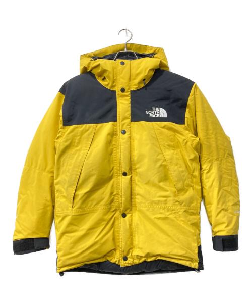 THE NORTH FACE（ザ ノース フェイス）THE NORTH FACE (ザ ノース フェイス) MOUNTAIN DOWN JACKET/マウンテンダウンジャケット イエロー×ブラック サイズ:Lの古着・服飾アイテム