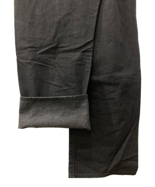 HANDROOM（ハンドルーム）HANDROOM (ハンドルーム) デニムパンツ/WIDE FIT 5 POCKET JEANS INDIGO ブラック サイズ:Sの古着・服飾アイテム