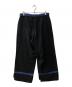 sade (シャーデー) 25SS/ビスコースコットンワイドイージーパンツ ブラック サイズ:3：22000円