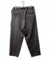 UJOH (ウジョー) Tape-Belt 1 Tuck PNT/ワイドシルエット1タックパンツ グレー サイズ:2：15000円