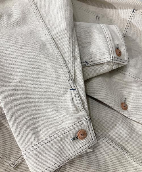 FAUVES（フォーブ）FAUVES (フォーブ) カーペンターデニムジャケット/CARPENTER JACKET アイボリー サイズ:7の古着・服飾アイテム