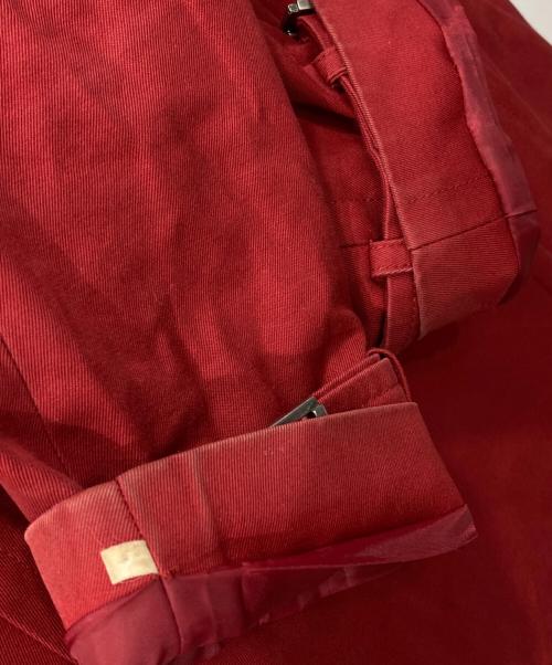 BURBERRY BLUE LABEL（バーバリー ブルー レーベル）BURBERRY BLUE LABEL (バーバリー ブルー レーベル) ハーフトレンチコート レッド サイズ:38の古着・服飾アイテム