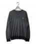 BURBERRY BLACK LABEL（バーバリーブラックレーベル）の古着「vネックコットンニット」｜ブラック