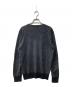 BURBERRY BLACK LABEL (バーバリーブラックレーベル) vネックコットンニット ブラック サイズ:3：5000円