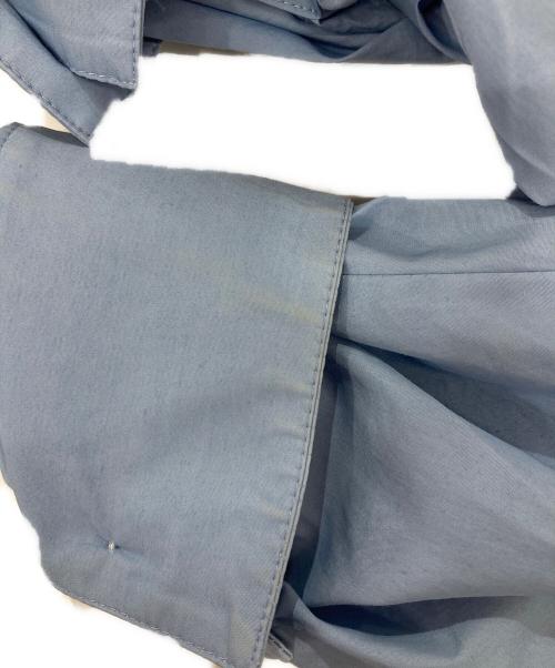 ANAYI（アナイ）ANAYI (アナイ) タイプライタースソプリーツ ブラウス ブルー サイズ:36の古着・服飾アイテム