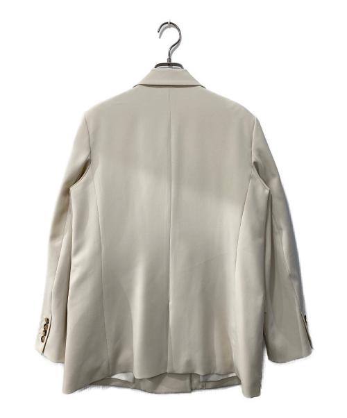 NOLLEY'S sophi（ノーリーズソフィー）NOLLEY'S sophi (ノーリーズソフィー) 24SS/ウォッシャブルリラックスツイルダブルジャケット アイボリー サイズ:38の古着・服飾アイテム