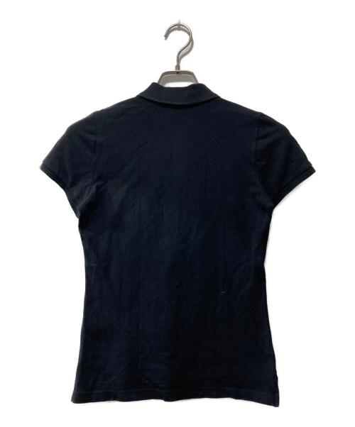 BURBERRY BLUE LABEL（バーバリー ブルー レーベル）BURBERRY BLUE LABEL (バーバリー ブルー レーベル) ポロシャツ ブラック サイズ:38の古着・服飾アイテム