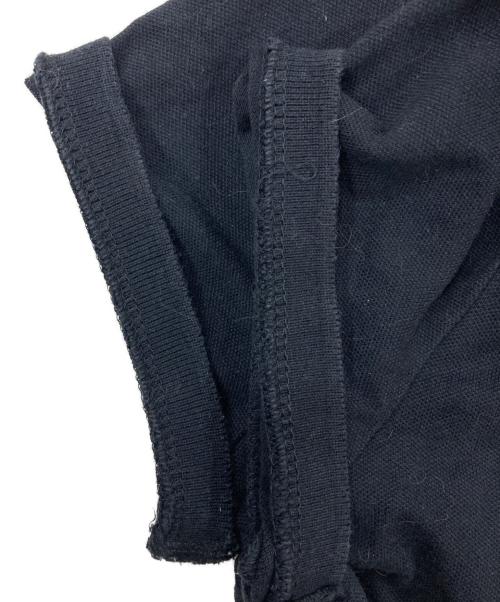 BURBERRY BLUE LABEL（バーバリー ブルー レーベル）BURBERRY BLUE LABEL (バーバリー ブルー レーベル) ポロシャツ ブラック サイズ:38の古着・服飾アイテム