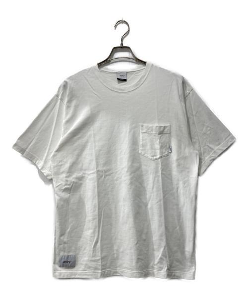 WTAPS（ダブルタップス）WTAPS (ダブルタップス) ポケットTシャツ/ BLANK SS 03/TEE.COTTON ホワイト サイズ:03の古着・服飾アイテム