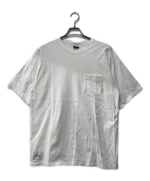 WTAPS（ダブルタップス）WTAPS (ダブルタップス) ポケットTシャツ/ BLANK SS 03/TEE.COTTON ホワイト サイズ:０３の古着・服飾アイテム